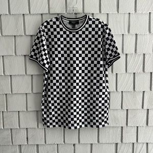 FOREVER 21 Men's Checkered Graphic T-shirt size S